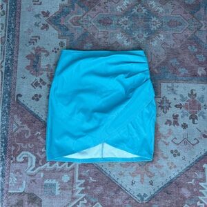 Light Blue Pencil Skirt